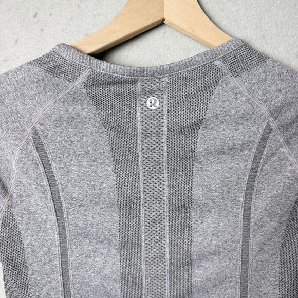 Lululemon Swiftly Tech Short Sleeve 2.0 *Race Length Heathered Gray - Picture 6 of 8